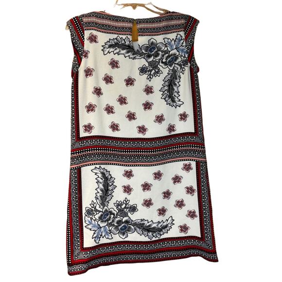 Women's Zara Trafaluc Floral Mini Sheath Dress Cap Sleeve Size Small, EUC - Picture 2 of 3
